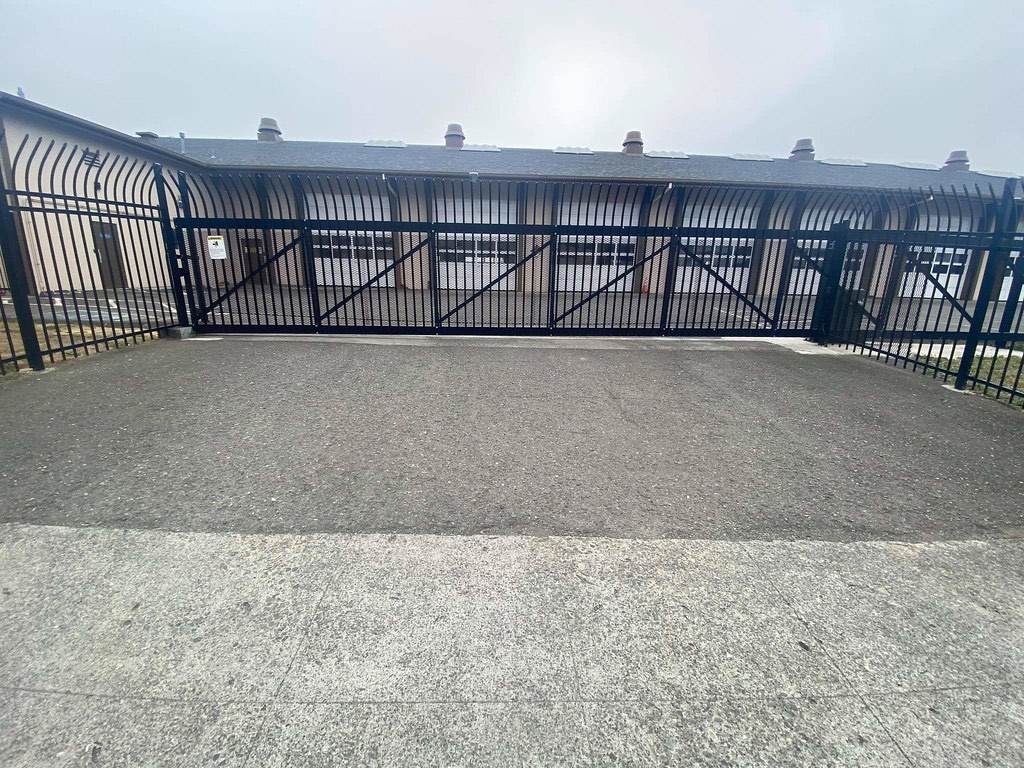 Architectural custom fence project in Humboldt