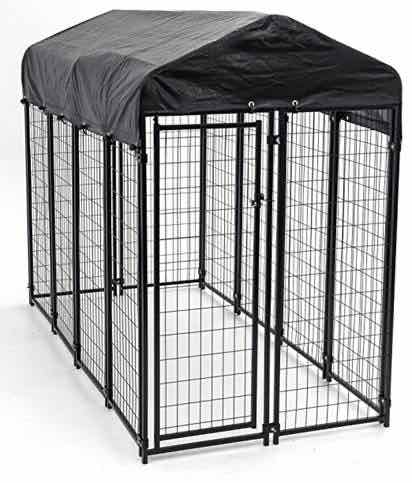 Lucky Dog portable kennel with waterproof cover, sold by Humboldt Fence Company